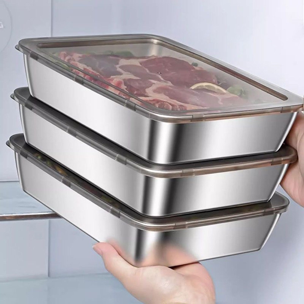 Food Storage Box Stainless Steel - Food Grade Stainless Steel Serving Tray