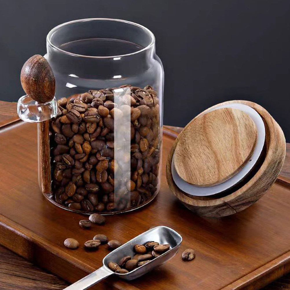 Food Storage Plastic Containers With Lids - Transparent Glass Food Storage Canister with