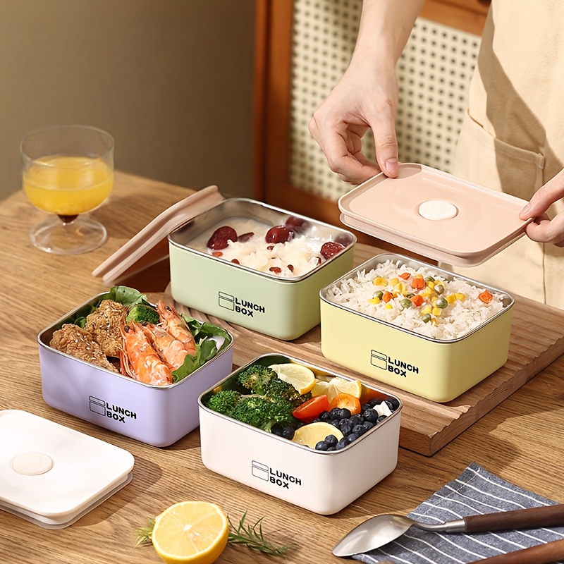 Food Storage Box Stainless Steel - Stainless Steel Leak-Proof and Heat-Preserving Lunch