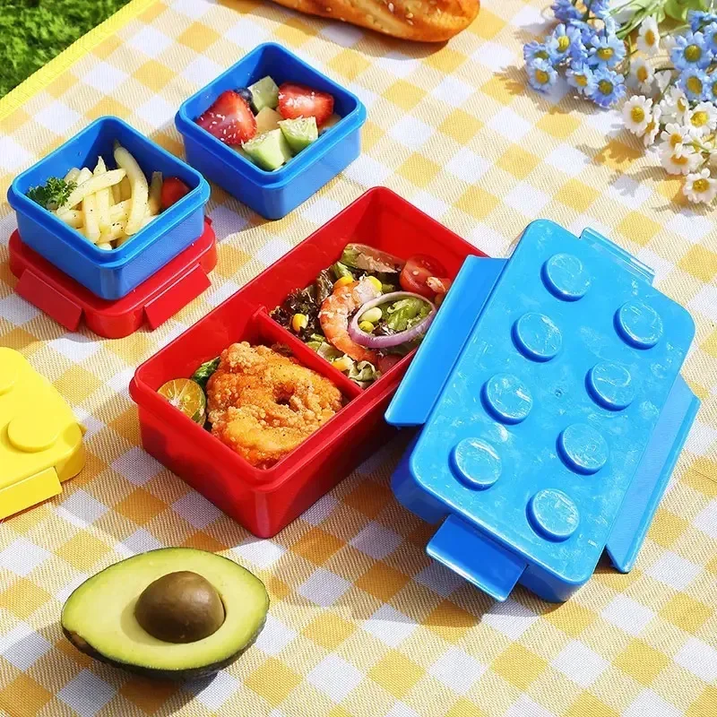 Food Storage Building - Portable Sealed Lunch Box Color Building