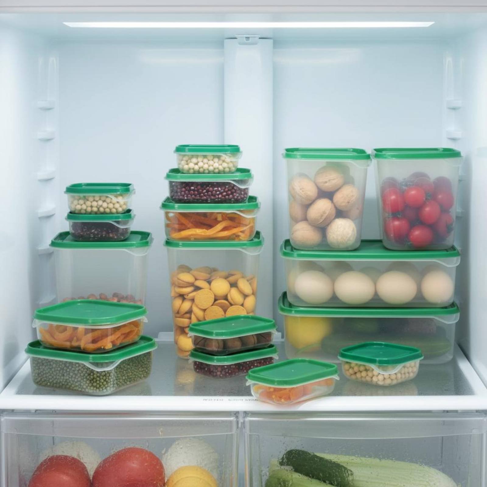 17 Pieces Fridge Storage Box S - Food Storage Box Plastic ulasan dan harga