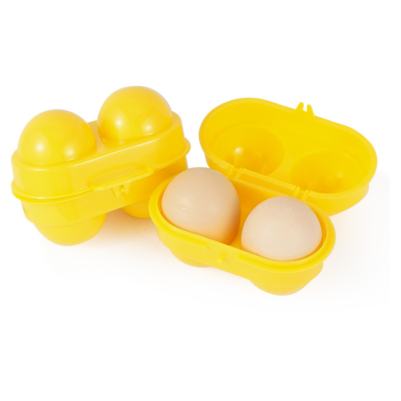 1Pcs Household Egg Storage Box - Food Storage Yellow ulasan dan harga