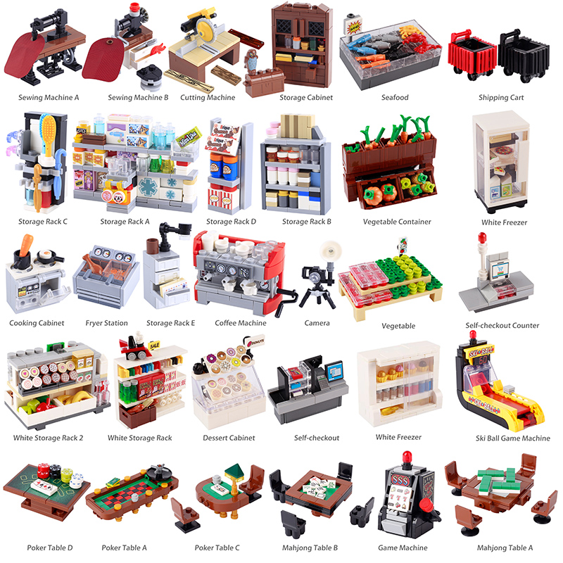 MOC City Supermarket Building  - Food Storage Building ulasan dan harga