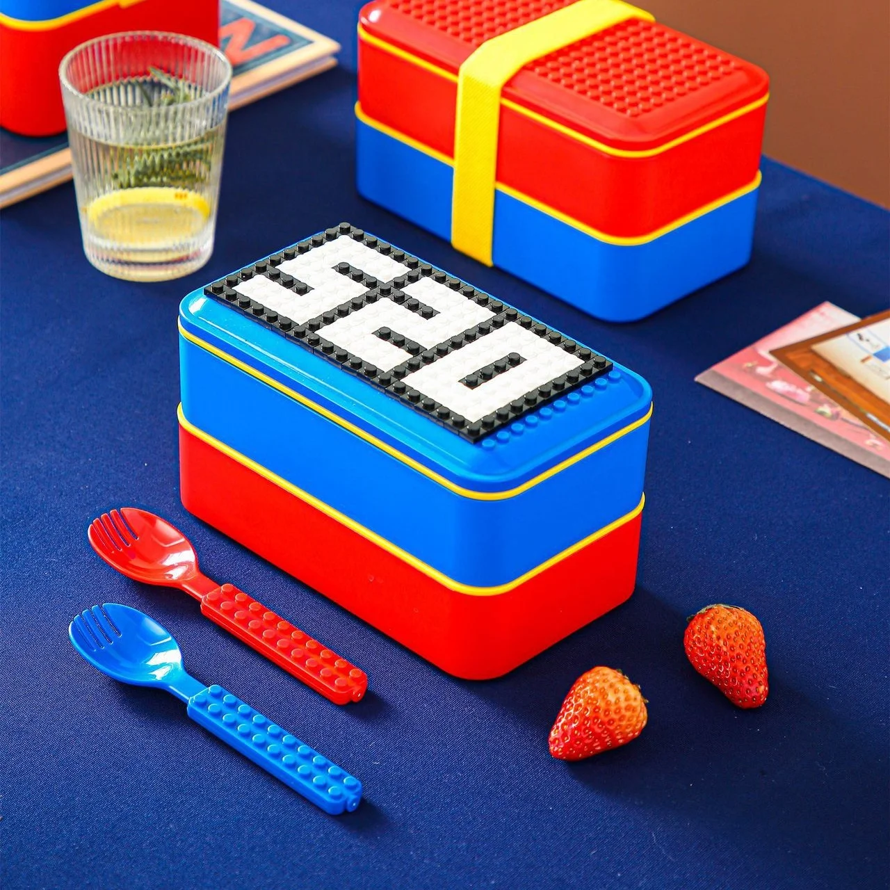 Funny Sealed Lunch Bento Box S - Food Storage Building ulasan dan harga