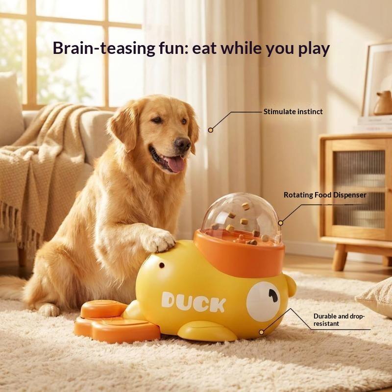 Pet Cat Dog Toy Little Yellow  - Food Storage Yellow ulasan dan harga