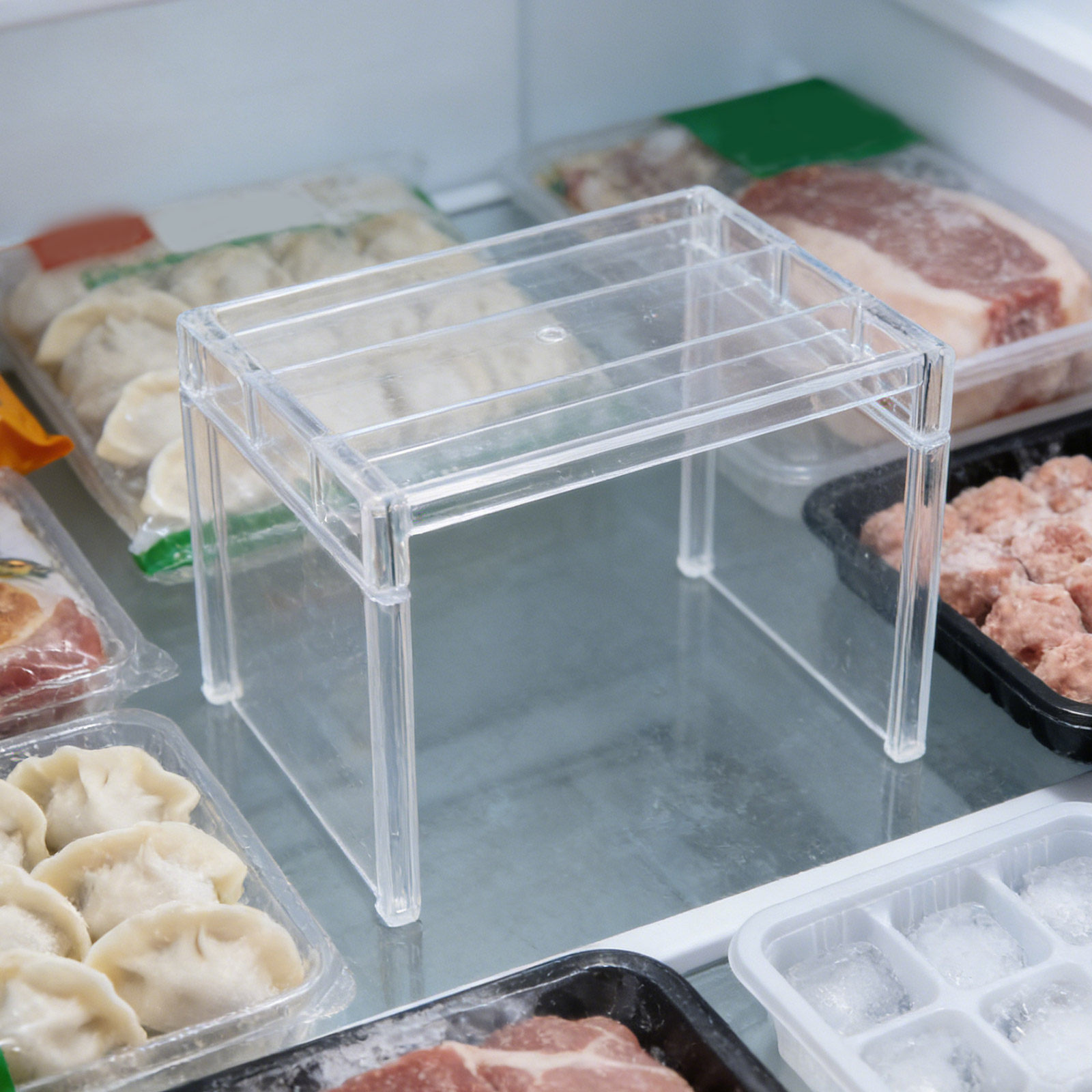 2Pcs Refrigerator Organizer Sh - Food Storage With Dividers ulasan dan harga