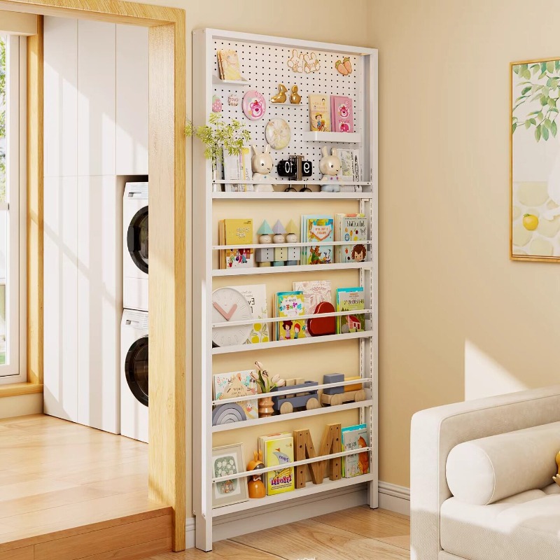 Slim Door Mount Bookcase Steel - Food Storage Drawing ulasan dan harga
