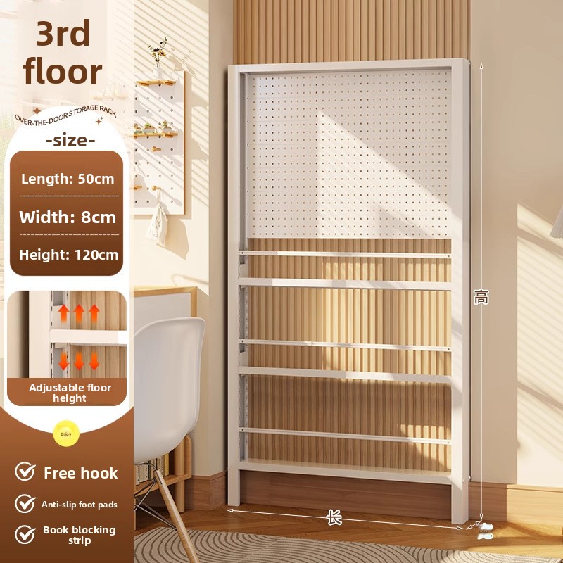Slim Door Mount Bookcase Steel - Food Storage Drawing ulasan dan harga