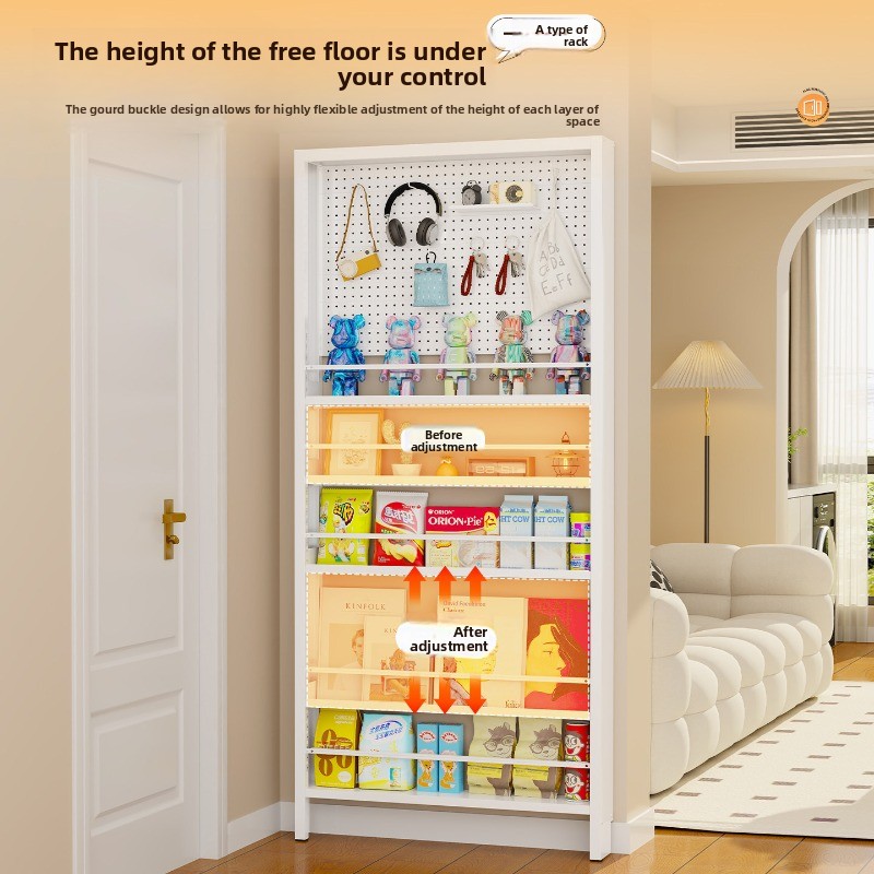 Slim Door Mount Bookcase Steel - Food Storage Drawing ulasan dan harga