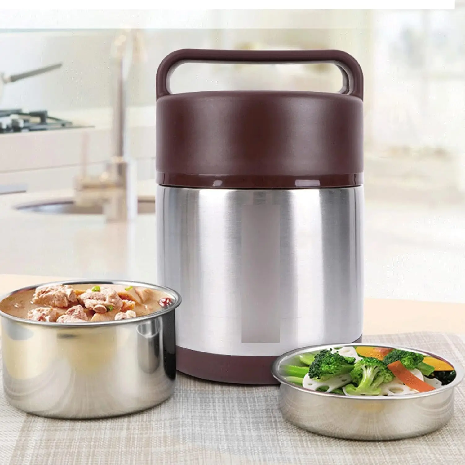 bento lunch box for adults Lar - Food Storage Box Stainless Steel ulasan dan harga