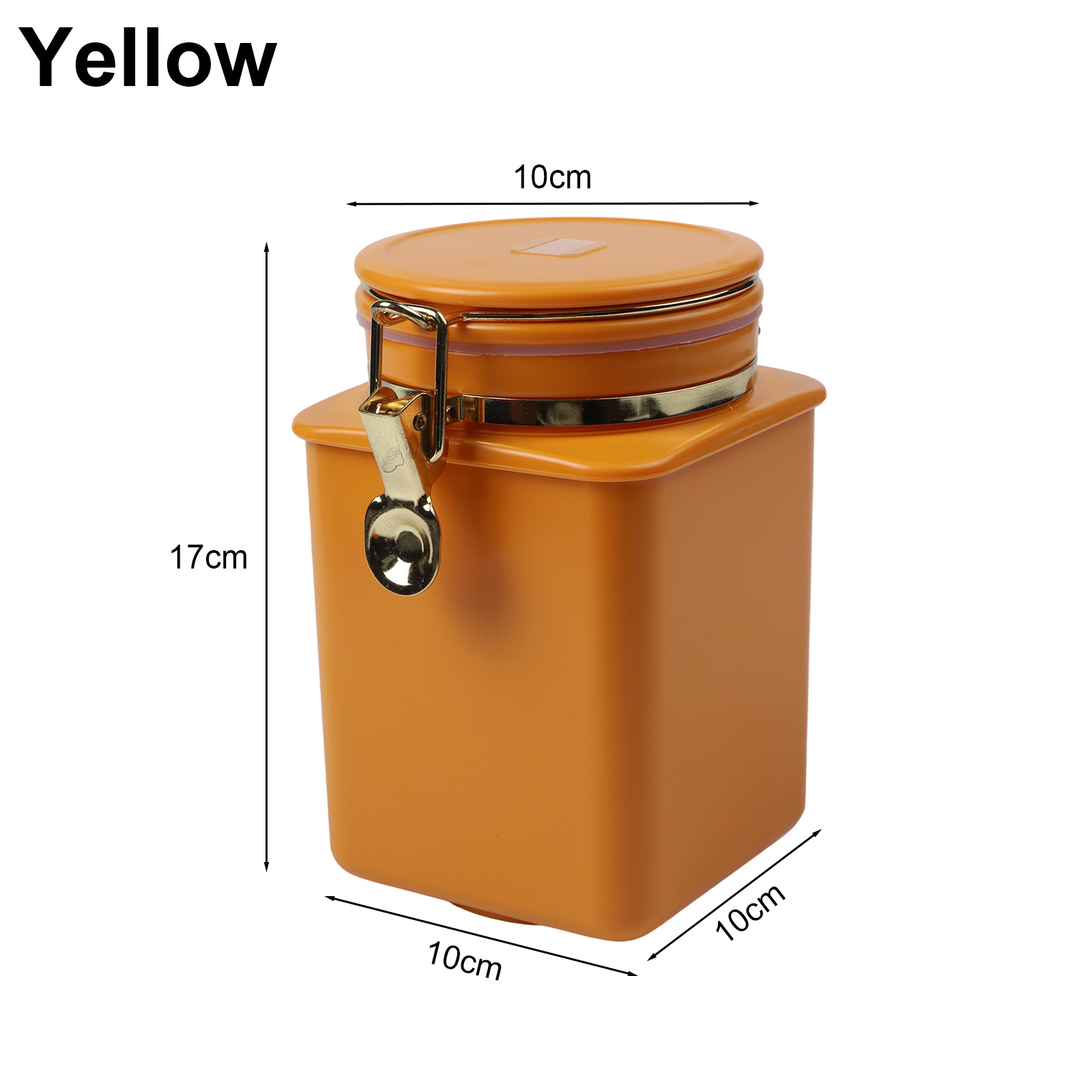 Airtight Coffee Canister for B - Food Storage Yellow ulasan dan harga