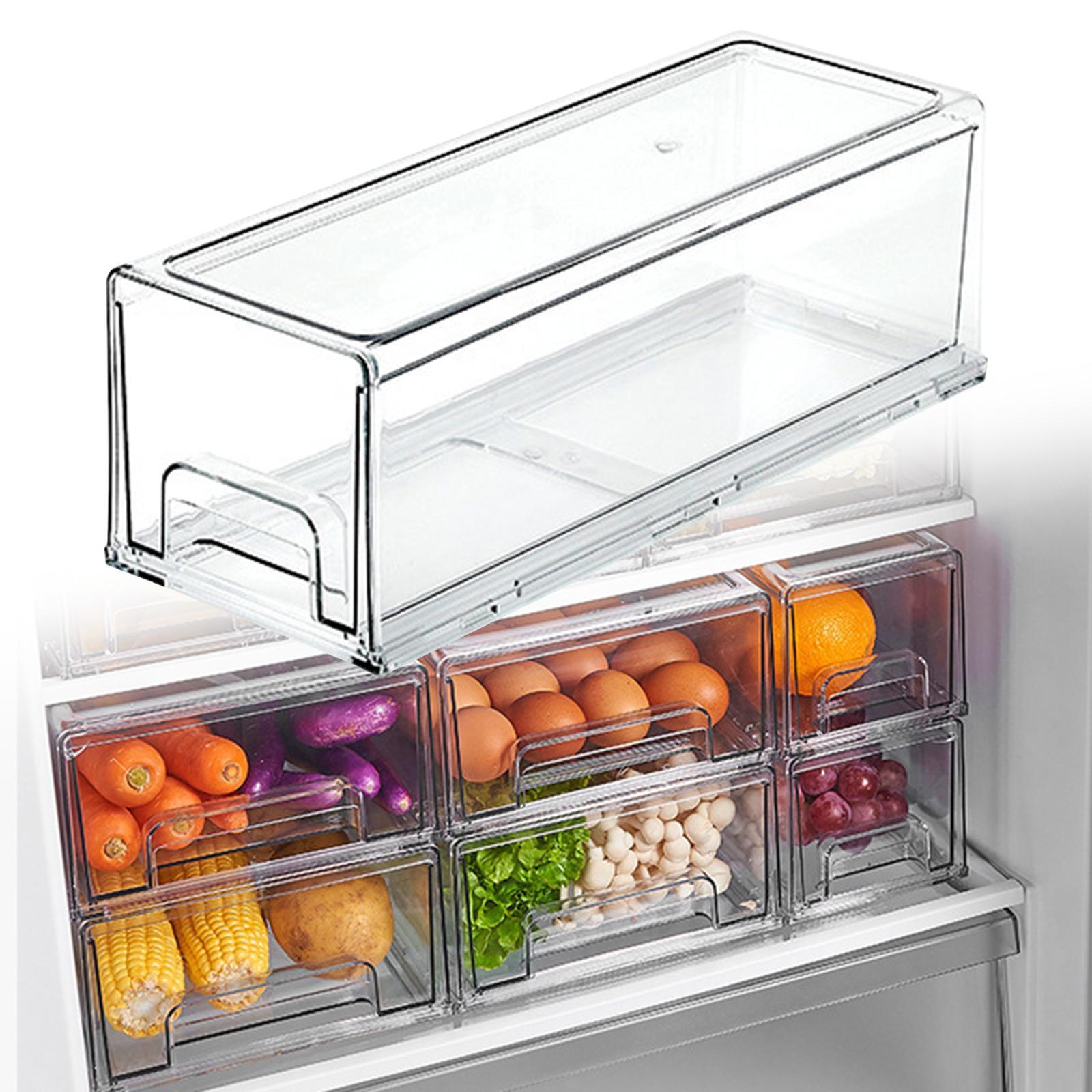 Fridge Drawer Bin Stackable Ho - Food Storage Drawer Organizer ulasan dan harga