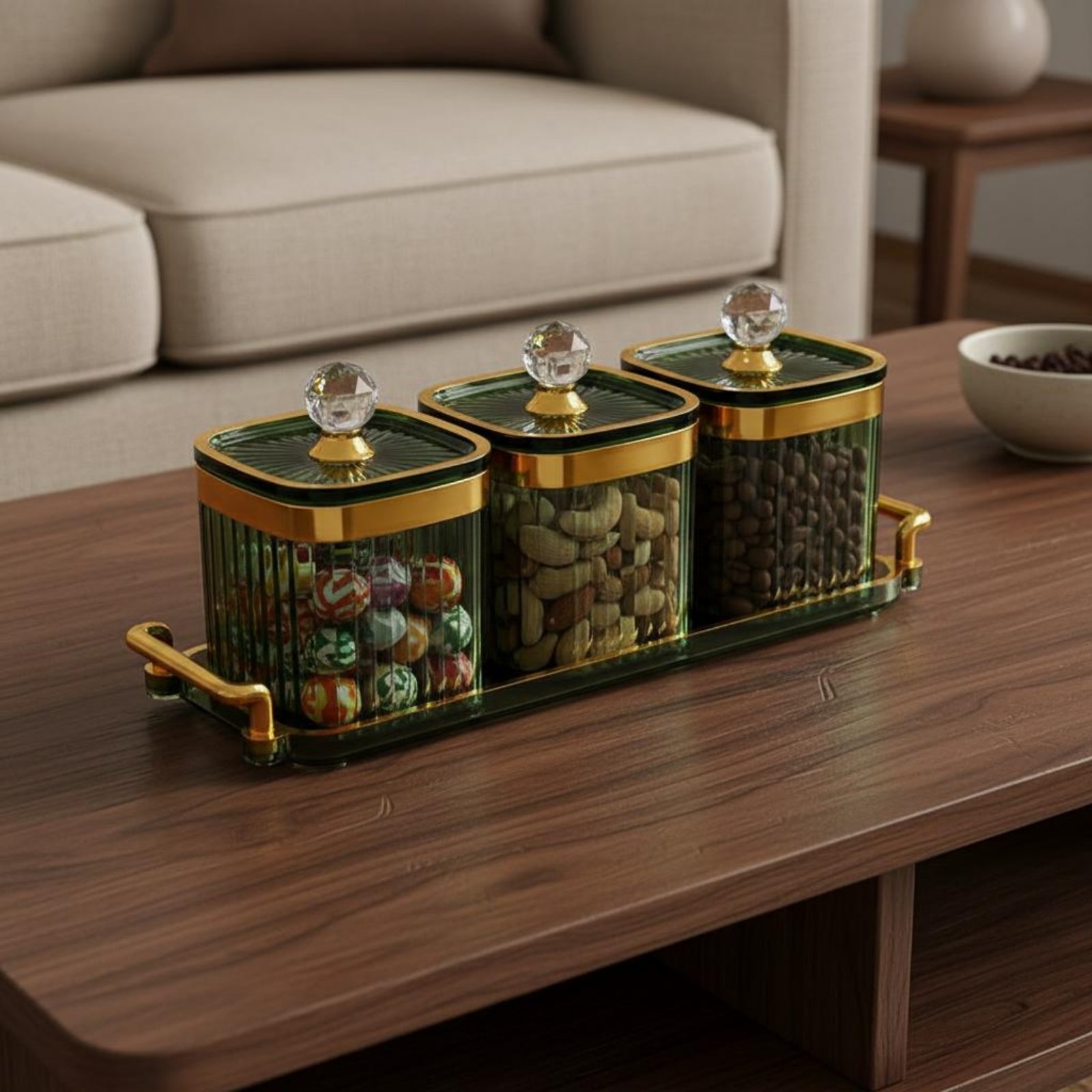 Decorative Snack Container Set - Food Storage Plastic Containers With Lids ulasan dan harga