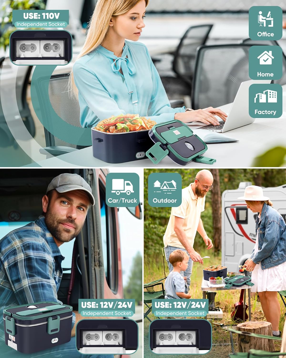2025 New Non-Water-Filling Car - Food Storage Box Stainless Steel ulasan dan harga