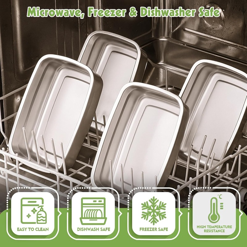 Stainless Steel Large Capacity - Food Storage Freezer Containers ulasan dan harga