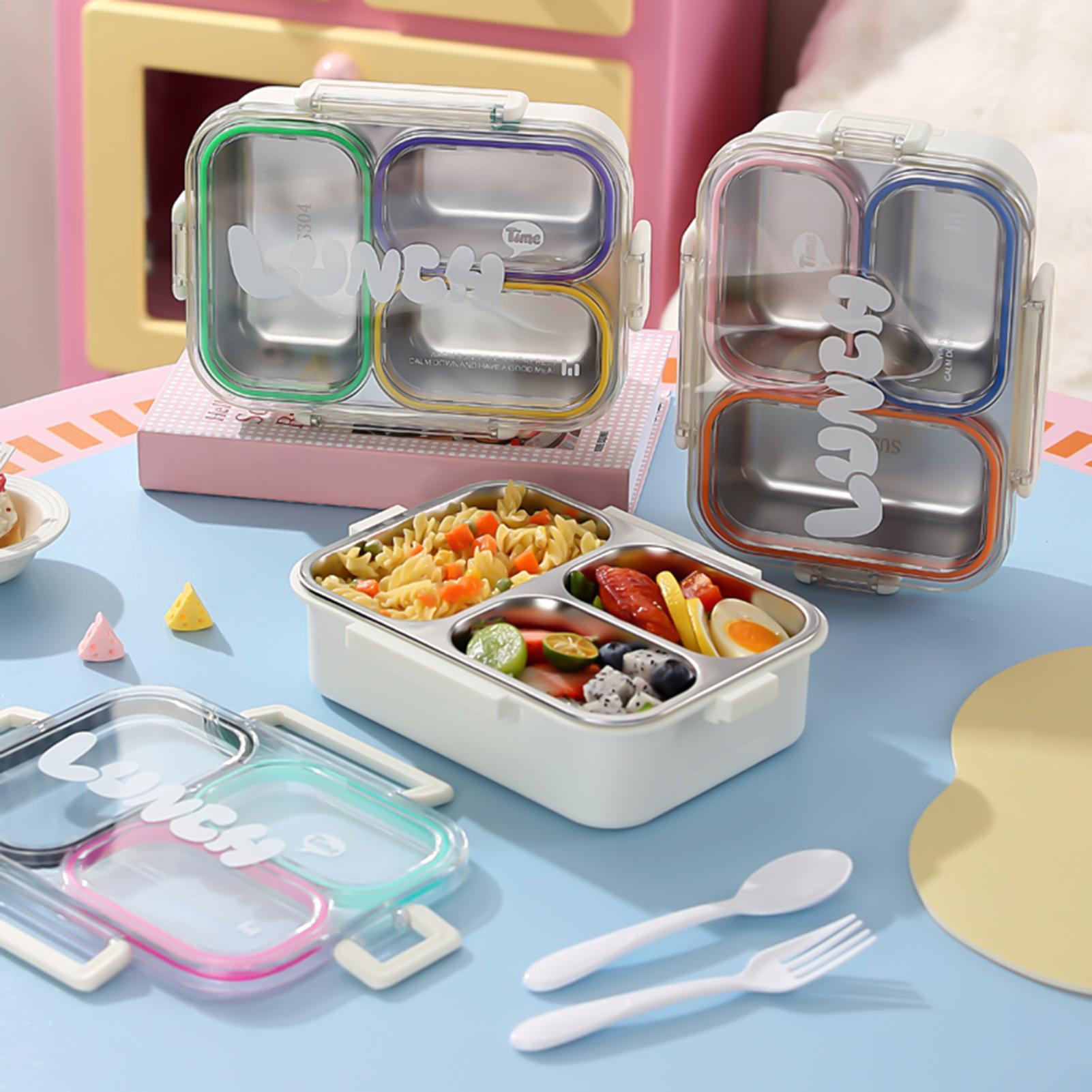 Stainless Steel Lunch Box Divi - Food Storage With Dividers ulasan dan harga