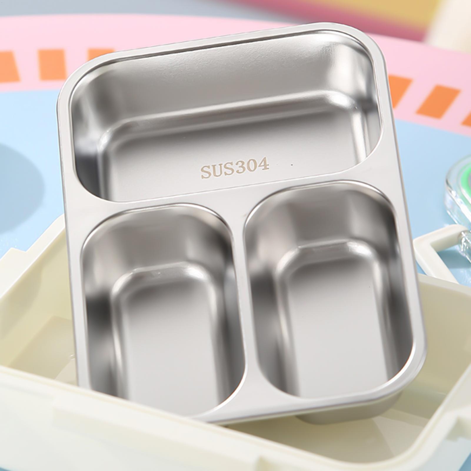 Stainless Steel Lunch Box Divi - Food Storage With Dividers ulasan dan harga