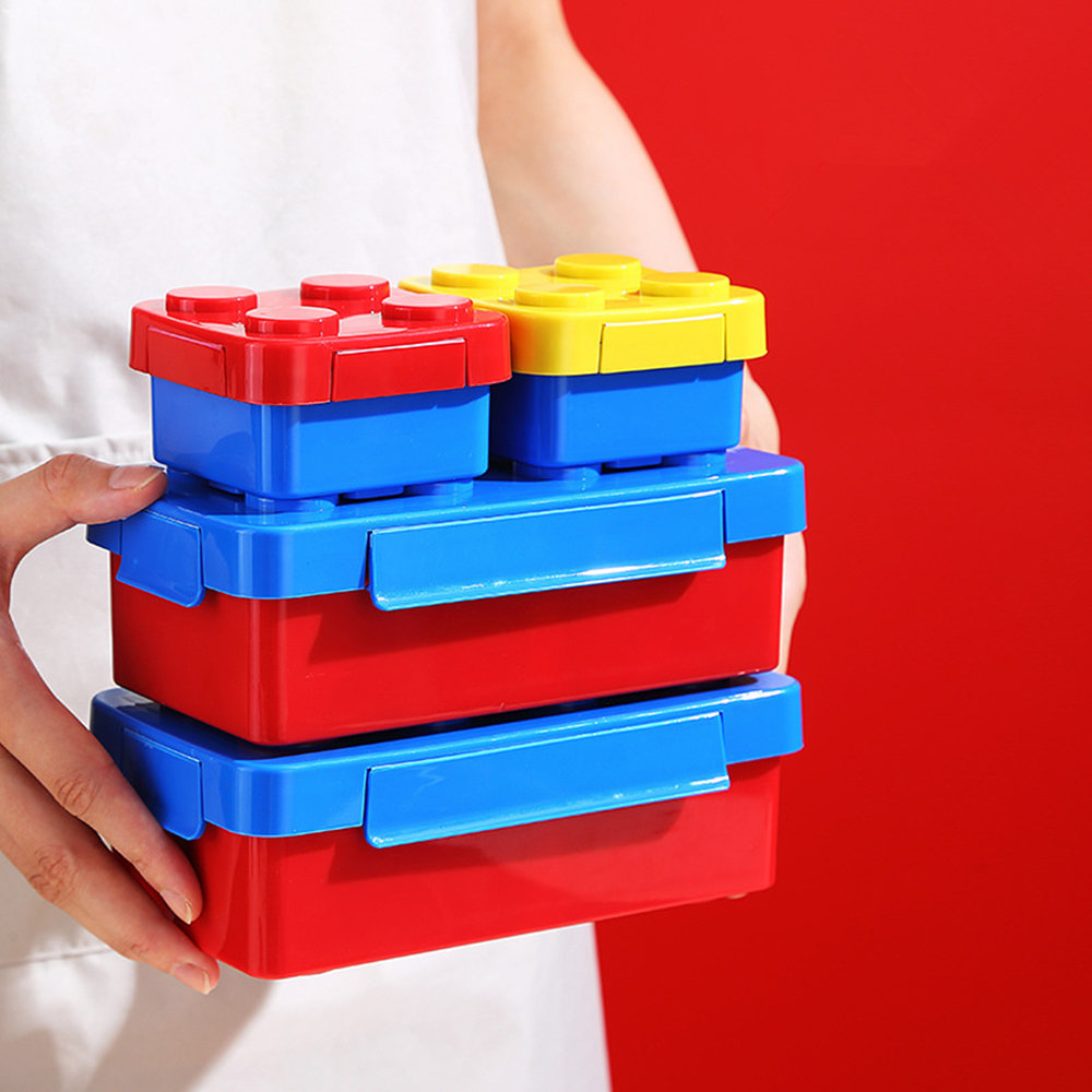Creative Funny Building Block  - Food Storage Building ulasan dan harga