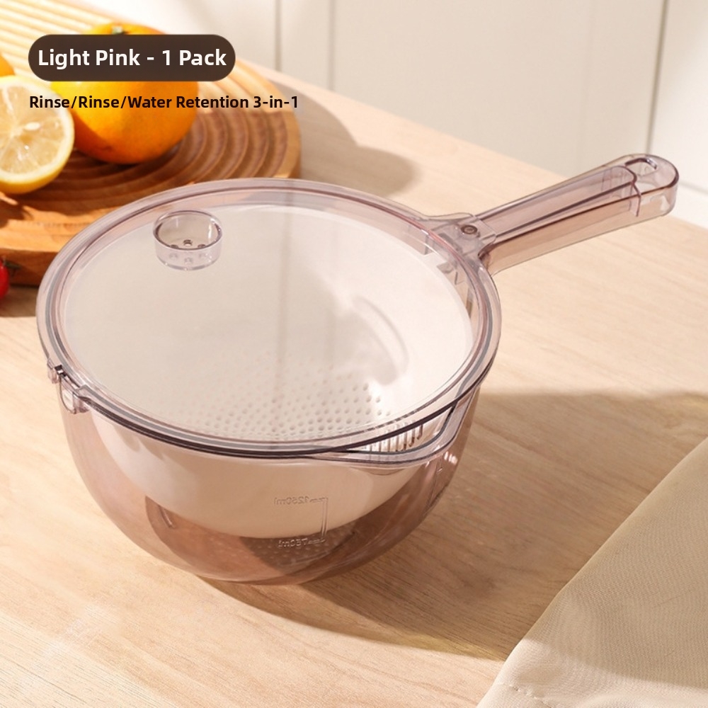 Long Handle Vegetable Drain Ba - Food Storage Large ulasan dan harga