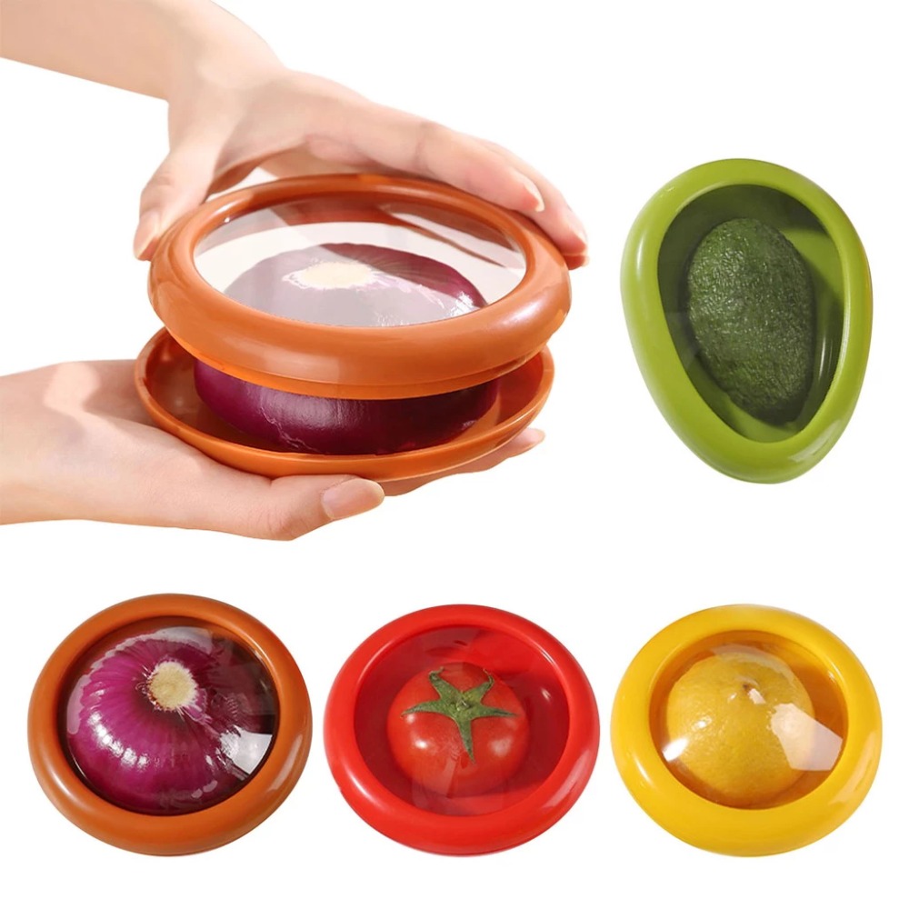 Transparent Avocado Fresh Keep - Food Storage Box Plastic ulasan dan harga