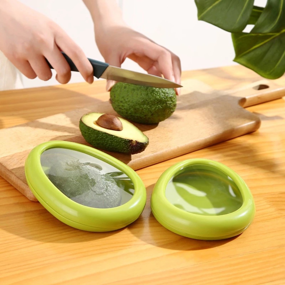 Transparent Avocado Fresh Keep - Food Storage Box Plastic ulasan dan harga