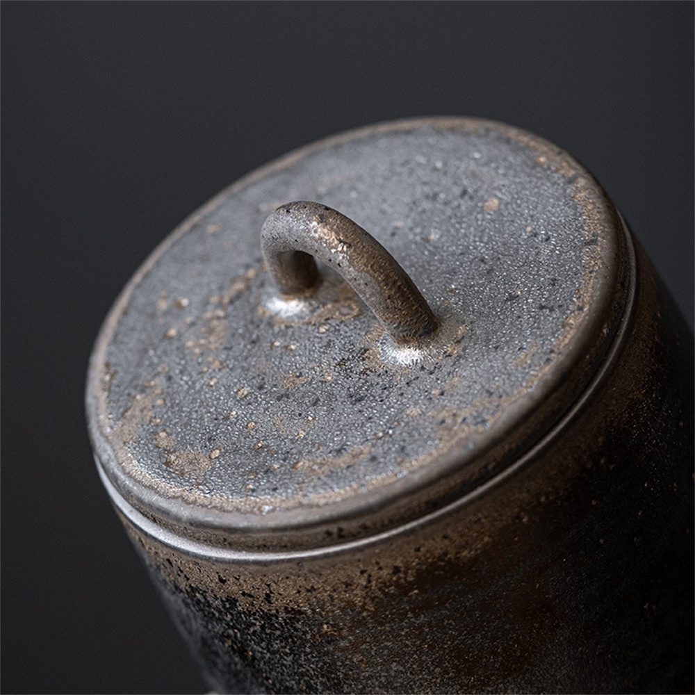 Ceramic Tea Caddy Sealed Jar S - Food Storage With Dividers ulasan dan harga
