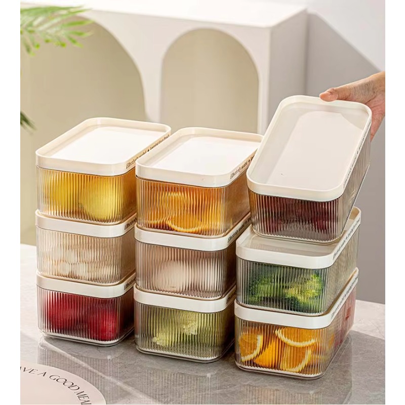 Stackable Plastic Rectangle PE - Food Storage No Plastic ulasan dan harga