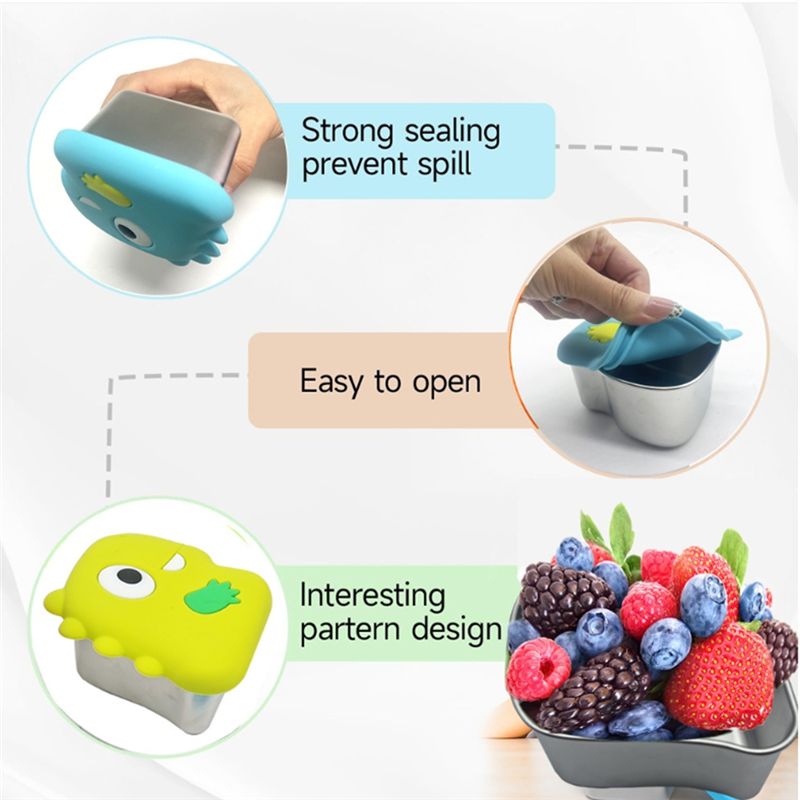 AA94-304 Stainless Steel Dinos - Food Storage Box Stainless Steel ulasan dan harga