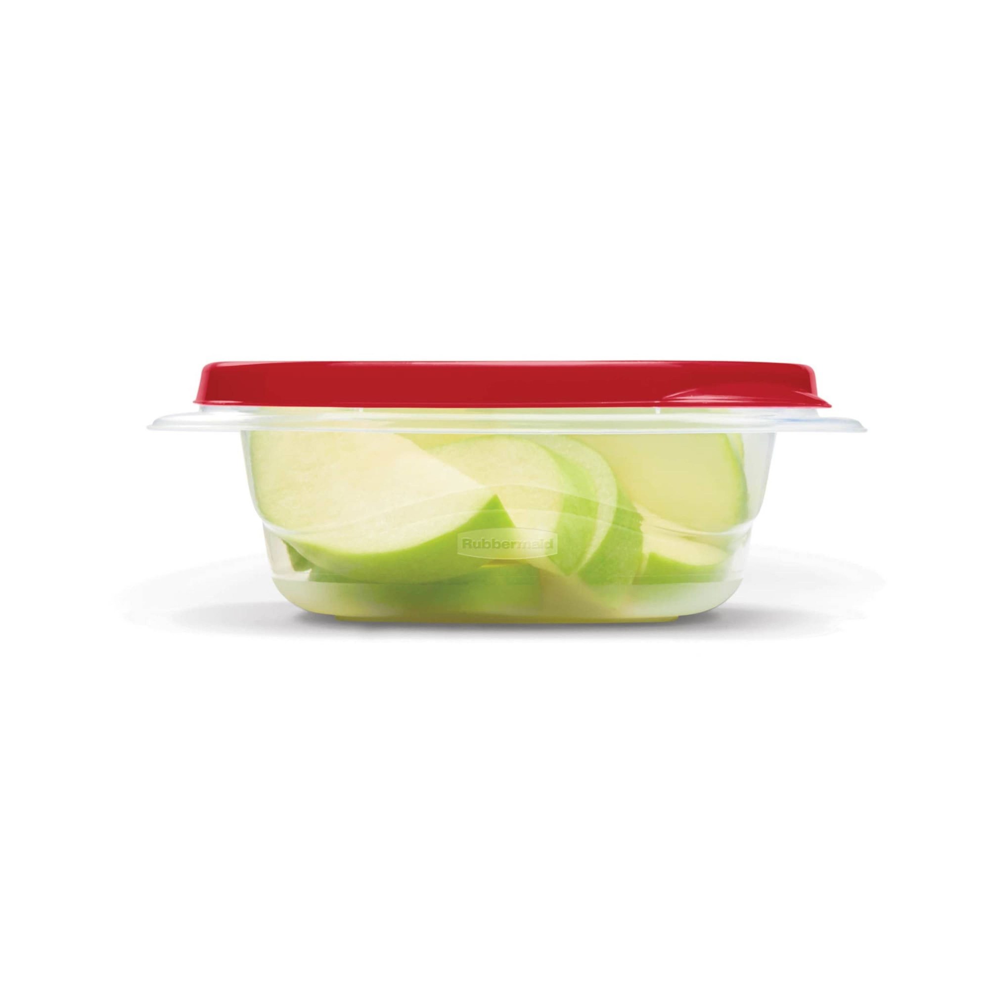 5pcs Red Lid Food Storage Cont - Food Storage Meal Prep ulasan dan harga