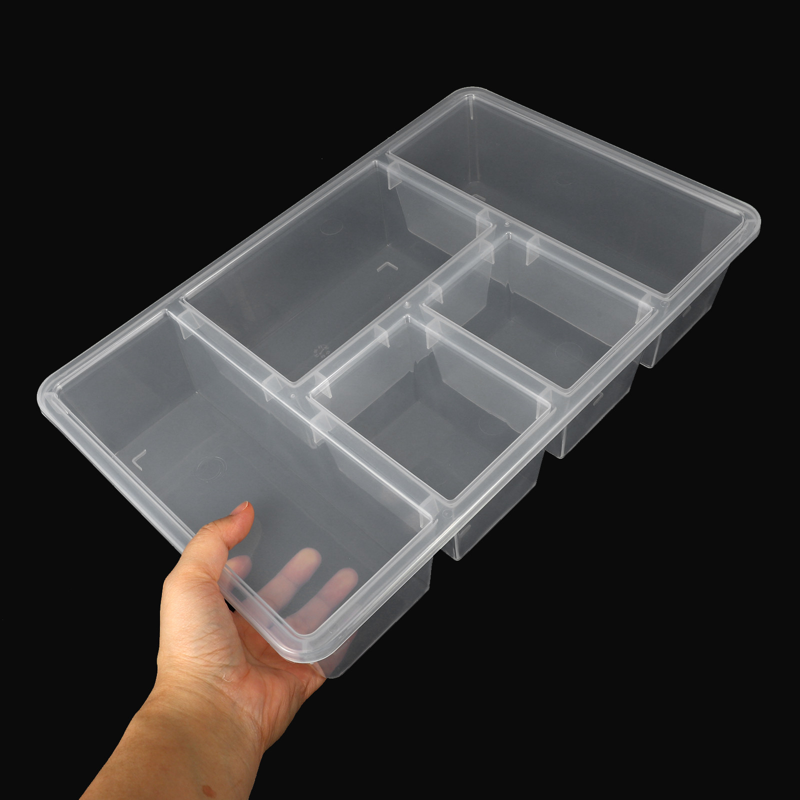 5 Compartment Veggie Tray Food - Food Storage With Dividers ulasan dan harga