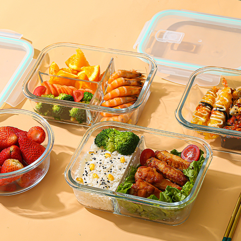Glass Fresh-Keeping Box high B - Food Storage Freezer Containers ulasan dan harga