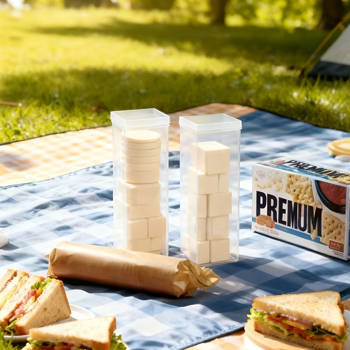 Clear Rectangular Sealed Food  - Food Storage With Dividers ulasan dan harga