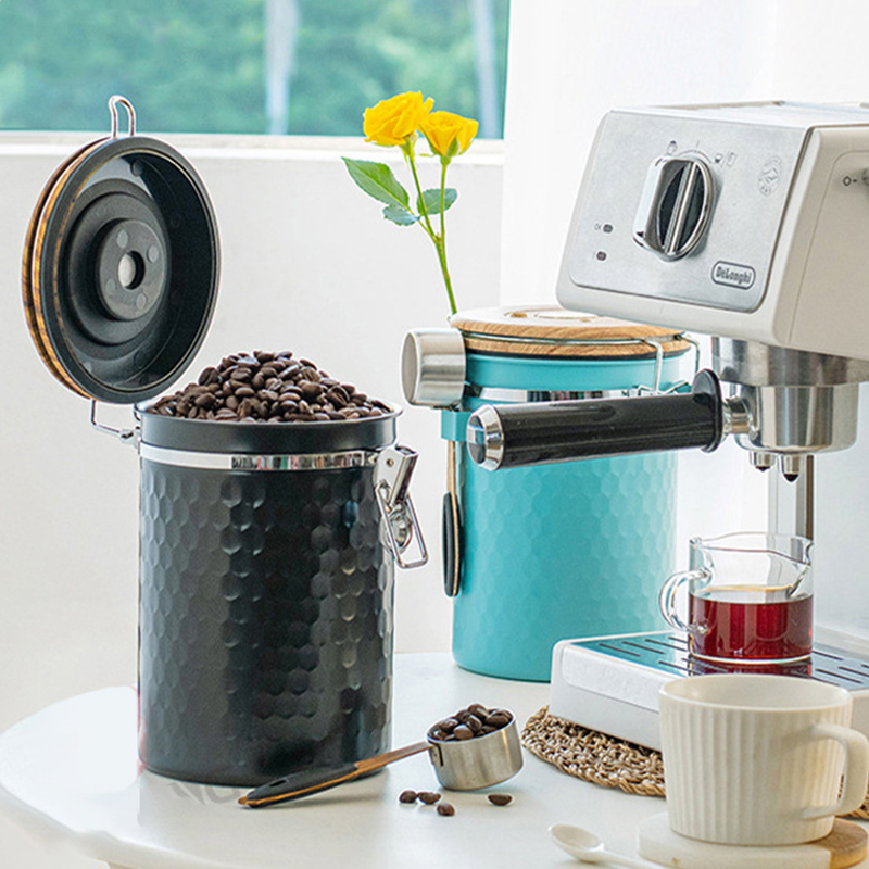 Kitchen Stainless Steel Coffee - Food Storage Stainless Steel Containers ulasan dan harga