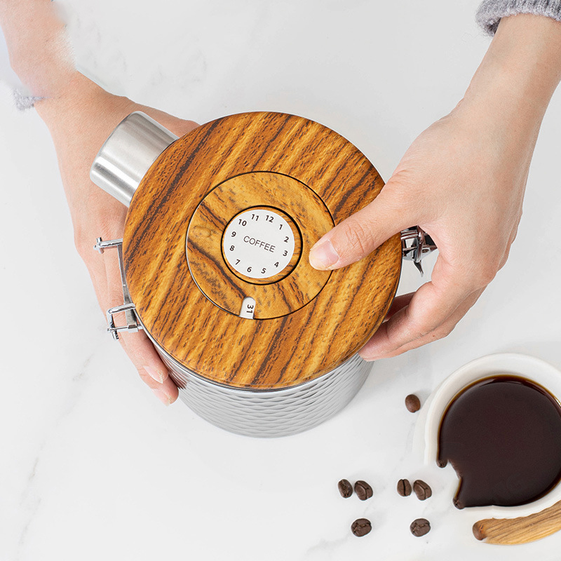 Kitchen Stainless Steel Coffee - Food Storage Stainless Steel Containers ulasan dan harga