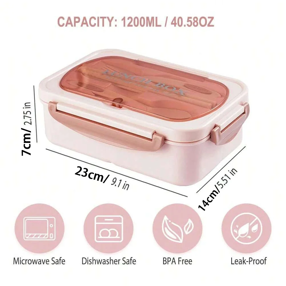 Bento Box Adult Lunch Box, Con - Food Storage Drawer Organizer ulasan dan harga