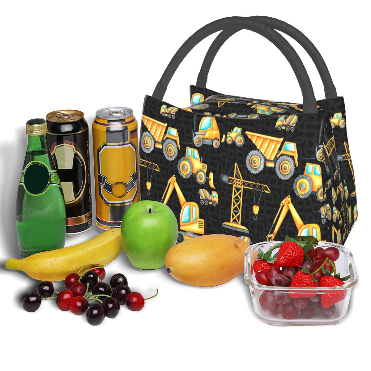 Yellow Construction Trucks Ins - Food Storage Yellow ulasan dan harga