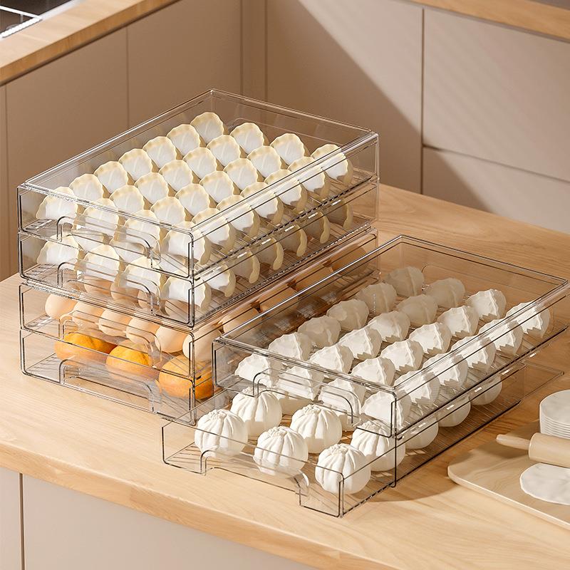 Draw-Type Fridge Storage Box D - Food Storage Drawing ulasan dan harga