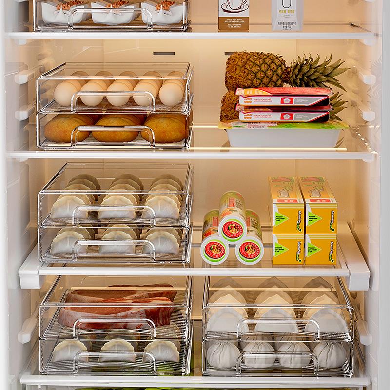 Draw-Type Fridge Storage Box D - Food Storage Drawing ulasan dan harga