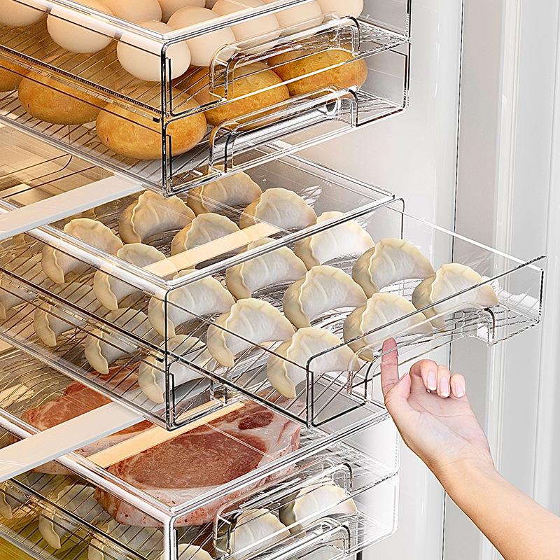 Draw-Type Fridge Storage Box D - Food Storage Drawing ulasan dan harga