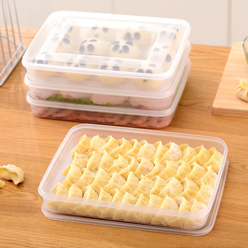 New·Kitchen Storage Box Refrig - Food Storage With Dividers ulasan dan harga