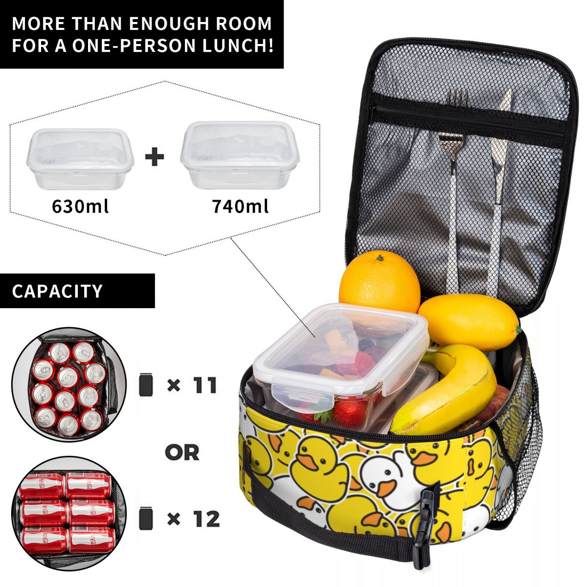 Yellow Cartoon Animal Rubber D - Food Storage Yellow ulasan dan harga