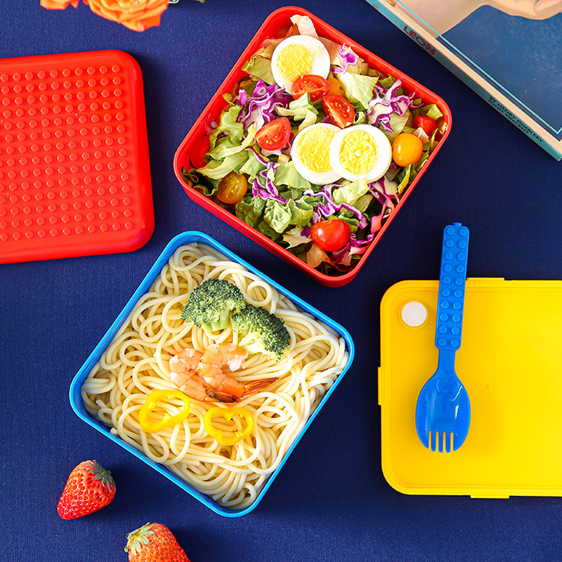 Funny Sealed Lunch Bento Box S - Food Storage Building ulasan dan harga