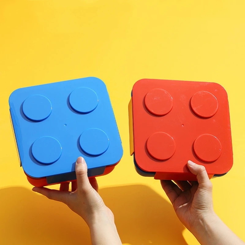 Lunch Box DIY Building Block P - Food Storage Building ulasan dan harga