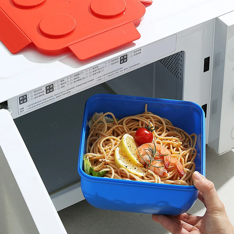Lunch Box DIY Building Block P - Food Storage Building ulasan dan harga