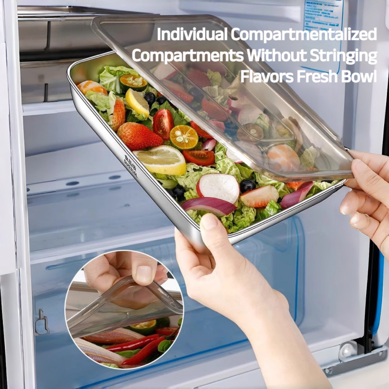 Medical Grade Antibacterial St - Food Storage Box Stainless Steel ulasan dan harga