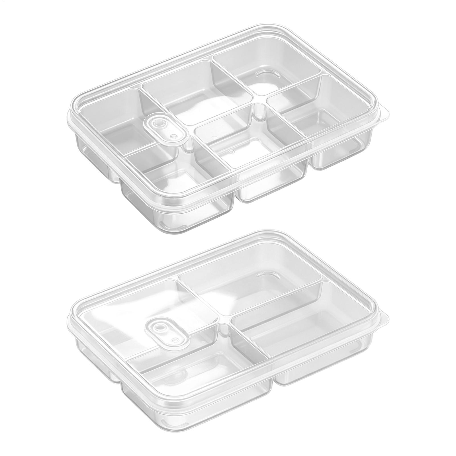 1PC Refrigerator Storage Box M - Food Storage With Dividers ulasan dan harga