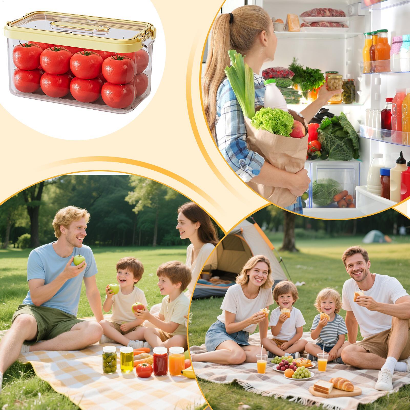 Fridge Food Storage Containers - Food Storage Large ulasan dan harga