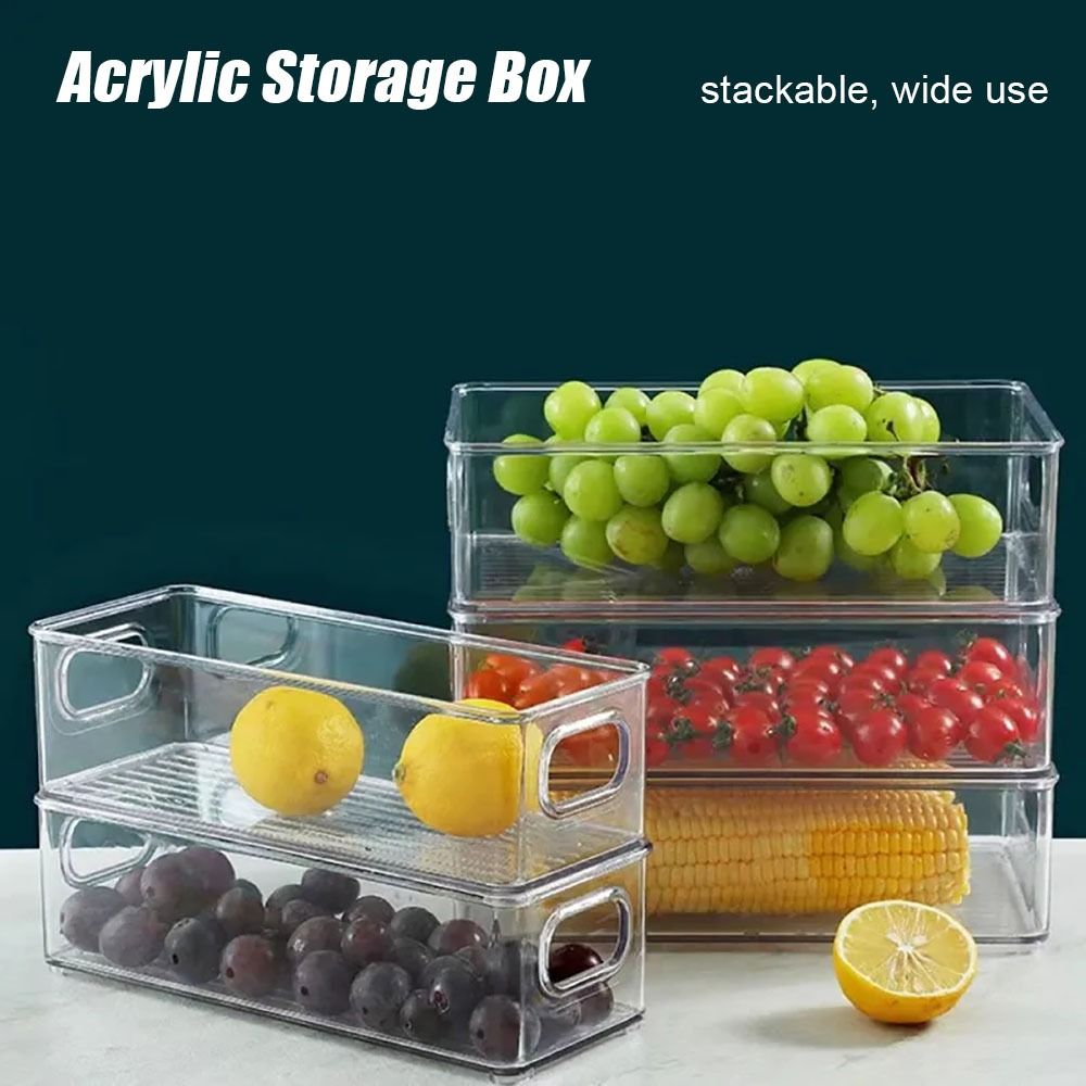 INS style Acrylic Notebook Sto - Food Storage With Dividers ulasan dan harga