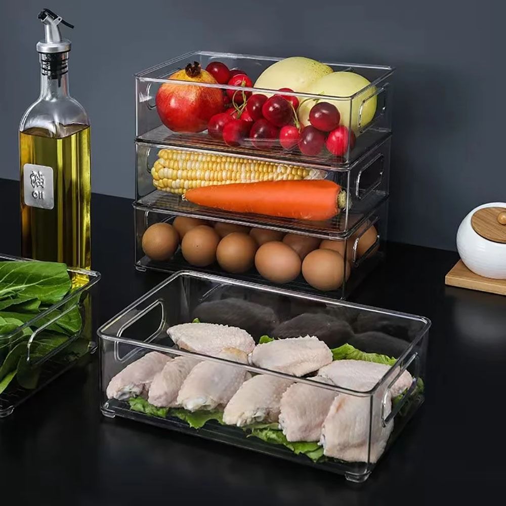 INS style Acrylic Notebook Sto - Food Storage With Dividers ulasan dan harga