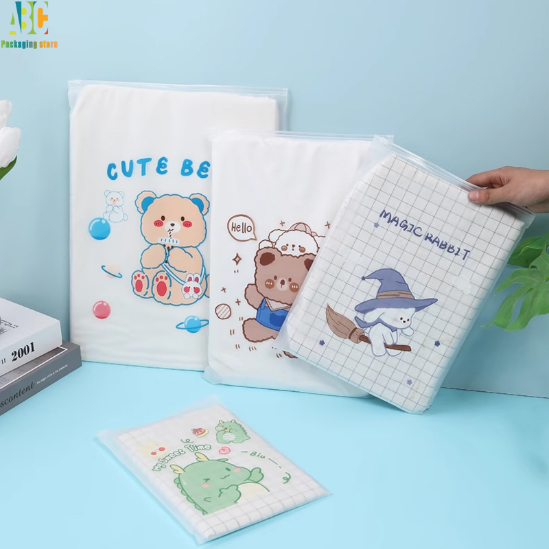 Custom Logo Print Frosted Zipp - Food Storage Bags Reusable ulasan dan harga